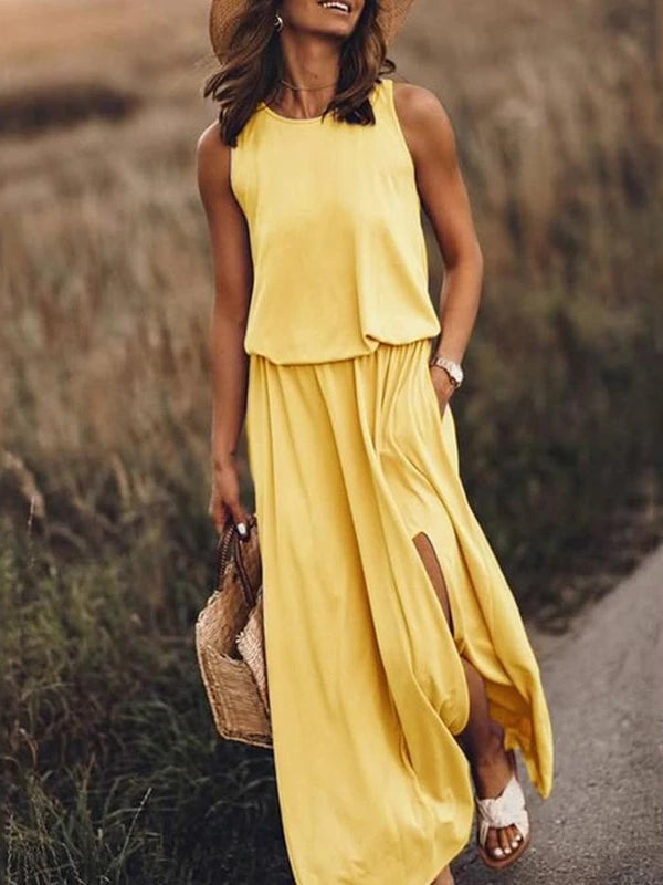 SUMMER DRESS CHARLOTTA yellow