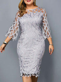 <tc>Plus size obleka Charis</tc>