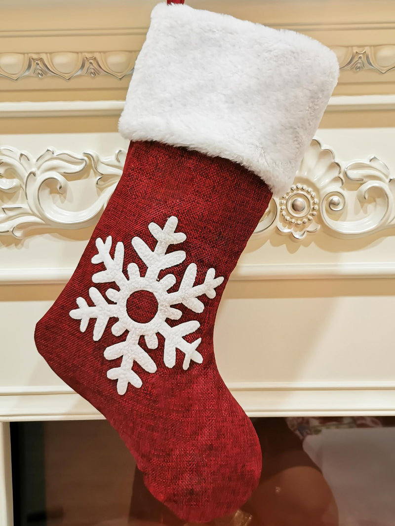 <tc>Božična dekoracija: nogavice MARRY rdeče 3<br></tc>