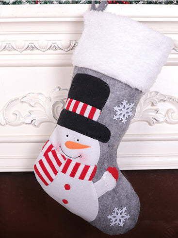 <tc>Božična dekoracija: nogavice OREY sive 2 <br></tc>