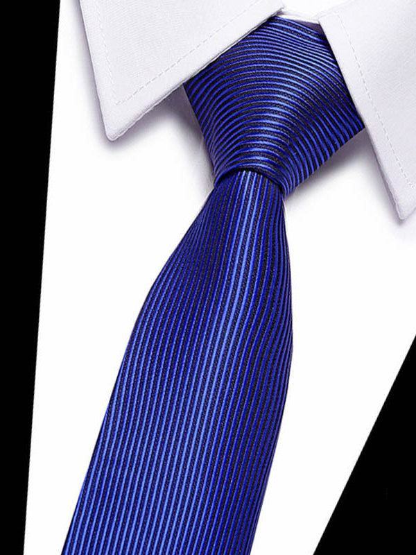 <tc>3x kravata Chilton: temno modra, modra in belo-črna</tc>