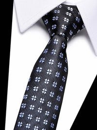 <tc>3x kravata Chess: modra, črna, rdeča</tc>