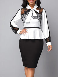 <tc>Elegantné šaty Anana bielo-čierne</tc>
