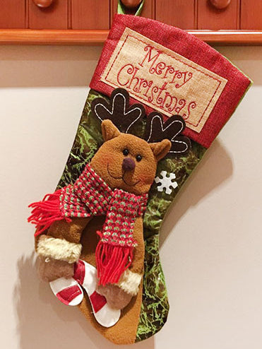 <tc>Božična dekoracija: nogavice FARGY rdeče 3<br></tc>