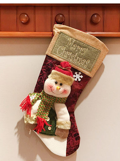 <tc>Božična dekoracija: nogavice FARGY rdeče 2</tc>