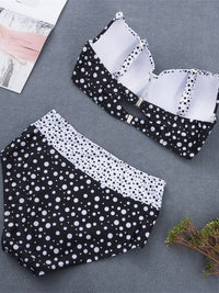 <tc>Bikini z visokim pasom Helaine črn</tc>