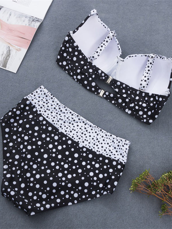 <tc>Bikini z visokim pasom Helaine črn</tc>