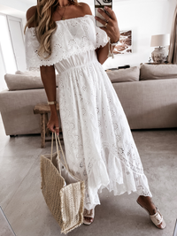 SUMMER DRESS BIOLI white