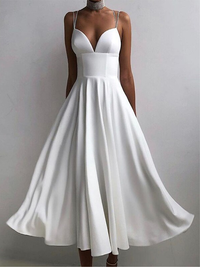 ELEGANT DRESS TASHEY white