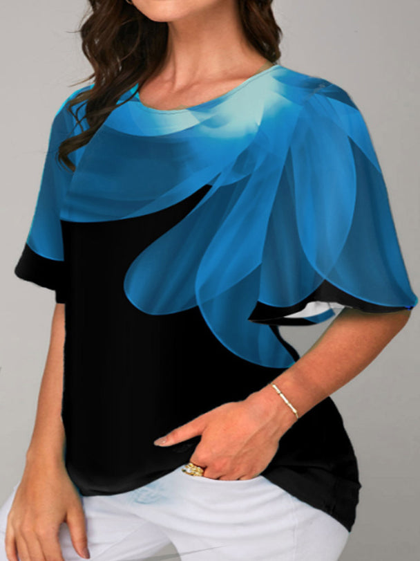 TUNIC GERLINDE black and blue