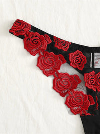 <tc>
                  
                    
                  
                    Komplet spodnjega perila Clemency črno-rdeč</tc>