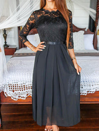 <tc>Elegantna obleka Netty črna</tc>