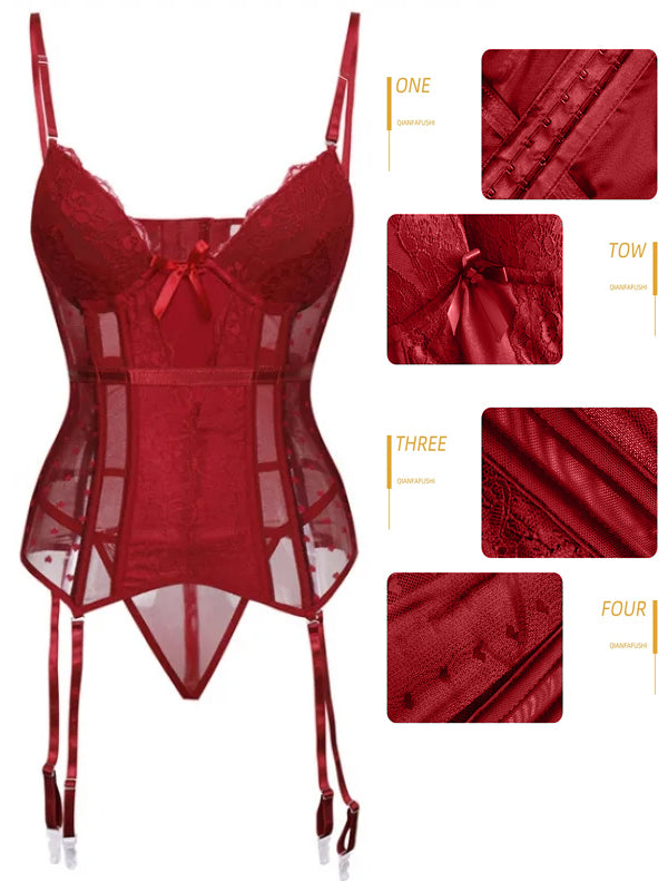 CORSET ISABEL red