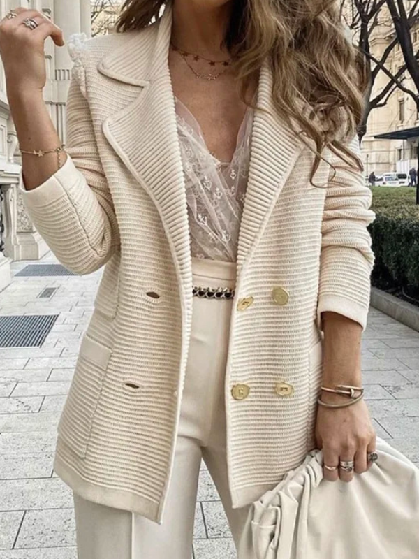 <tc>Elegantni blazer Jevonta bež<br></tc>