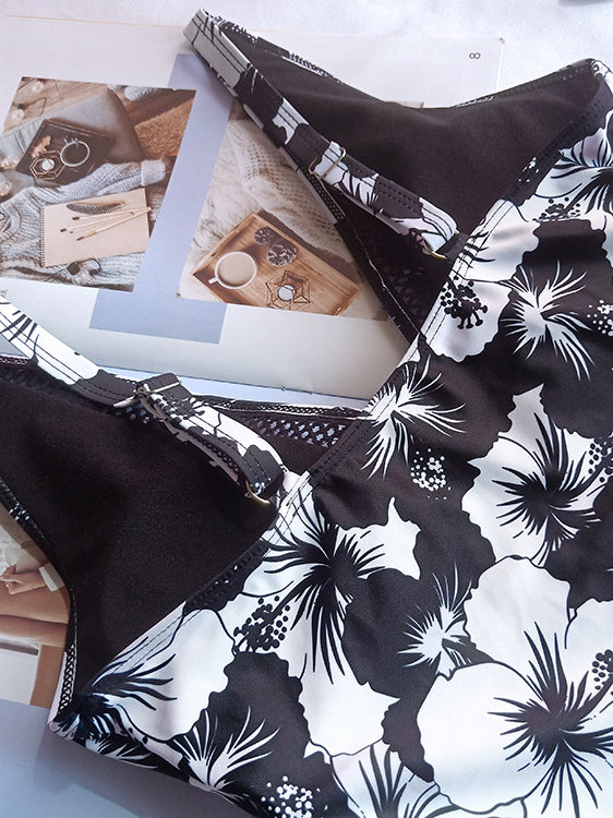 MONOKINI BRIA črno-bela