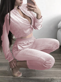 2 PIECE SET CLARON pink