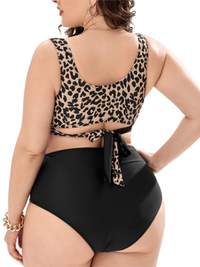 <tc>BIKINI VIOLETTA črn in leopard</tc>