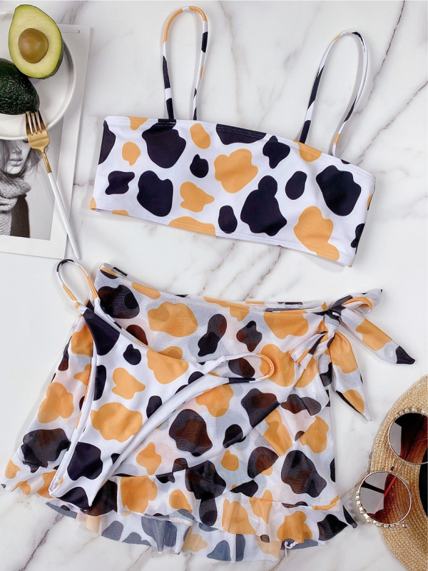 BIKINI NATALKA white,yellow and blue