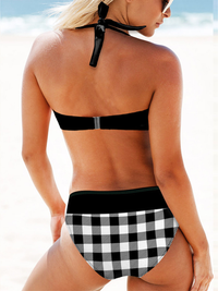 BIKINI OLEVIA bielo-čierne