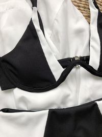 <tc>BIKINI DAVIONA črno-bel</tc>