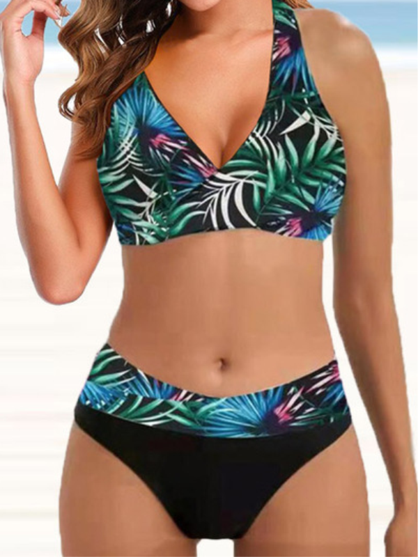 BIKINI ZALI zelené a čierne