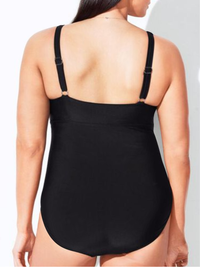 PLUS SIZE MONOKINI RENETA black