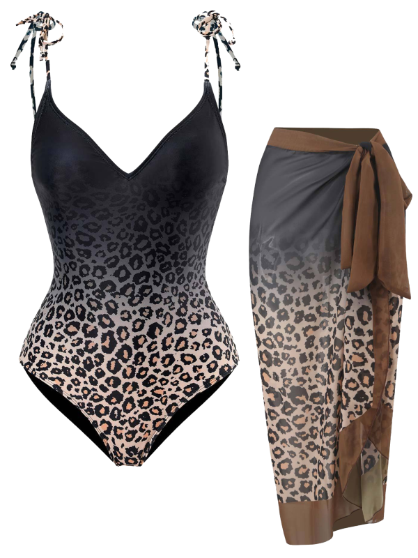 <tc>2-DELNI KOMPLET: MONOKINI IN KRILO MARITA leopardji vzorec</tc>