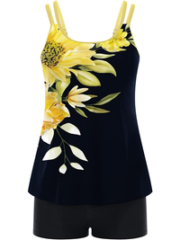 TANKINI INGRIA yellow and black