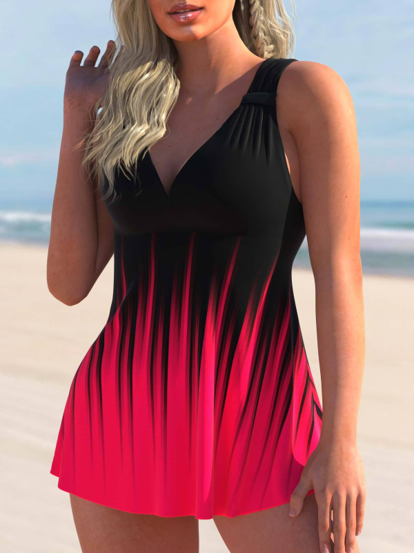 <tc>TANKINI MALIBU črno-roza</tc>