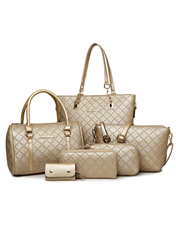 6 PCS BAG'S SET MARCILE beige