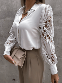 ELEGANT SHIRT ITALA white