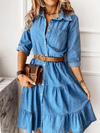 ELEGANT DRESS TERCIA blue