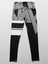 LEGGINGS ANNORA white and black