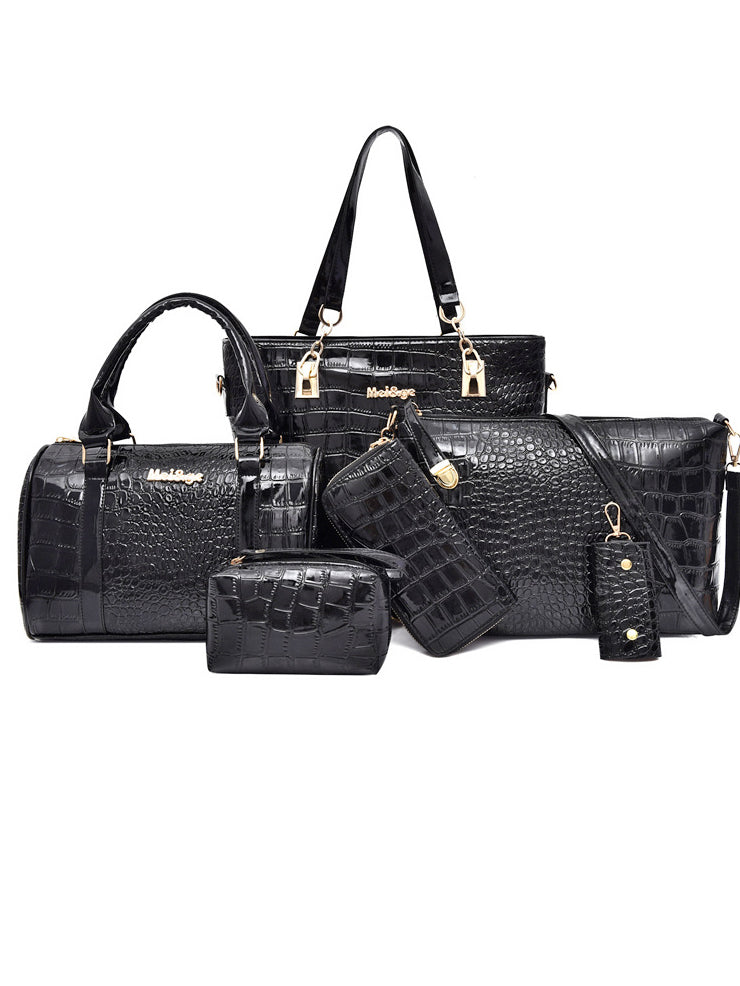 6 PCS BAG'S SET LEONOR black