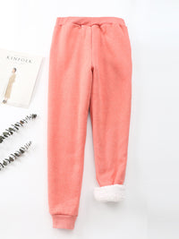 THERMO JOGGING TROUSERS MARIDIT apricot red