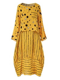 SUMMER DRESS NATILEA yellow