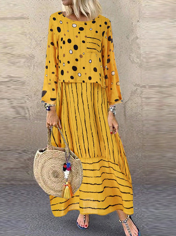 SUMMER DRESS NATILEA yellow