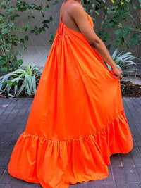 <tc>Vasarinė suknelė Genna oranžinė</tc>