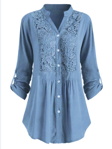 SHIRT FEONA blue