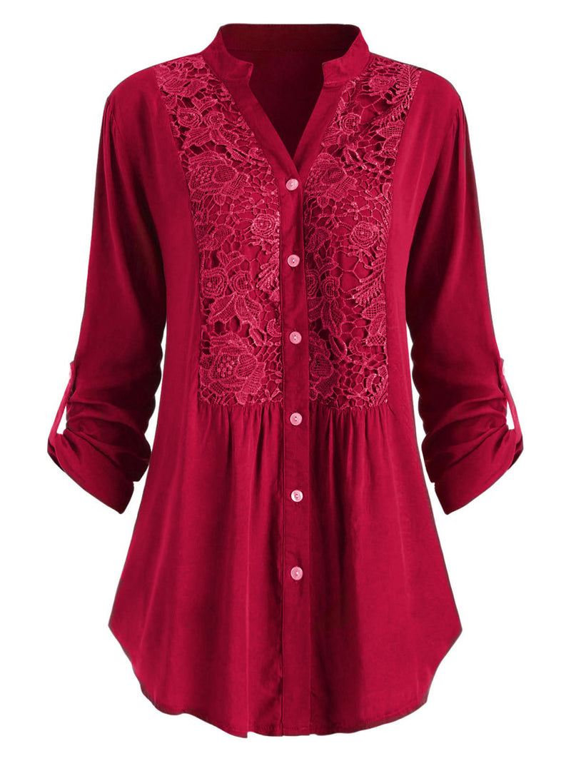 BLOUSE LUCY red