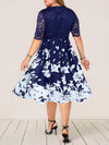 PLUS SIZE DRESS KORNELIA dark blue