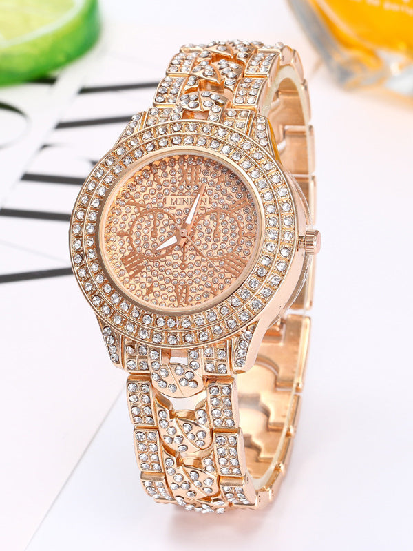 WRISTWATCH LILANN pink and gold