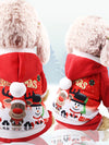 CHRISTMAS DOG SWEATER CLARISA red