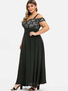 ELEGANT PLUS SIZE DRESS OLIVIA black