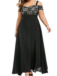 ELEGANT PLUS SIZE DRESS OLIVIA black