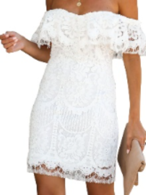 POLETNA OBLEKA LATENNA bela-M