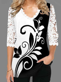 <tc>Elegantna majica Fionola bela in črna</tc>