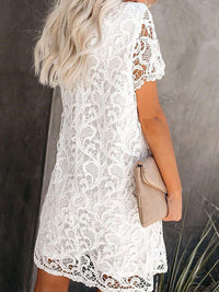 ELEGANT DRESS ALICJA white