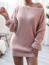 SWEATER DRESS LATRISHA pink