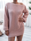 SWEATER DRESS LATRISHA pink